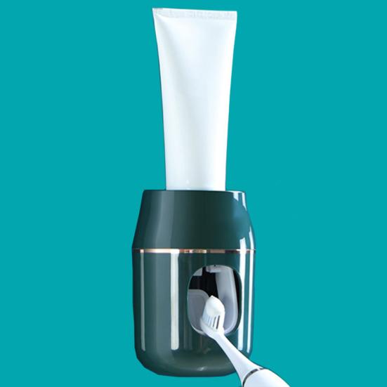 Toothpaste Squeezer Quantitative Squeeze Reduce Waste Strong Bearing Kids Adult Wall Mount Automatic Toothpaste Dispenser Bathroom Accessories