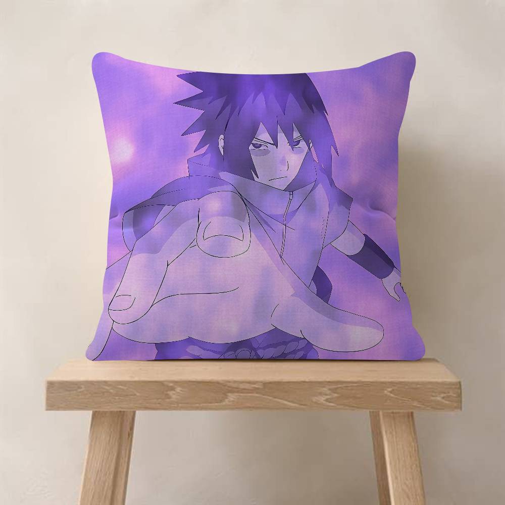 Anime N-Naruto Uchiha Sasuke Pillow Anime Pillow Sofa Bed Head Pillow Cover Cushion Cover Fashion