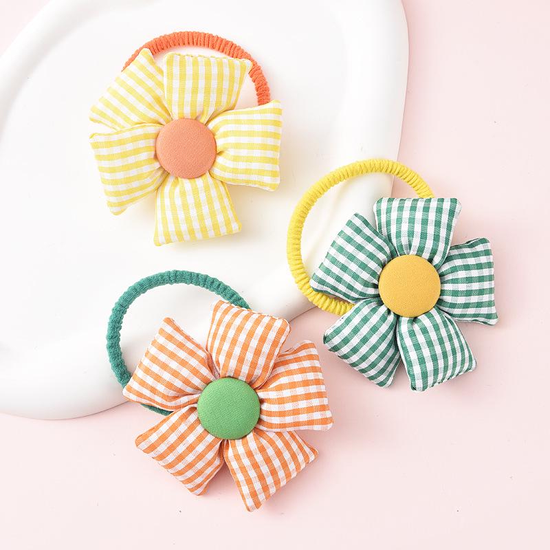 Korean Princess Hair Accessories - Cute Flower Hair Ring for Kids