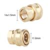 Pack of 2 M14 To 1 4 Inch Adapter Quick Connection Connector Accessory