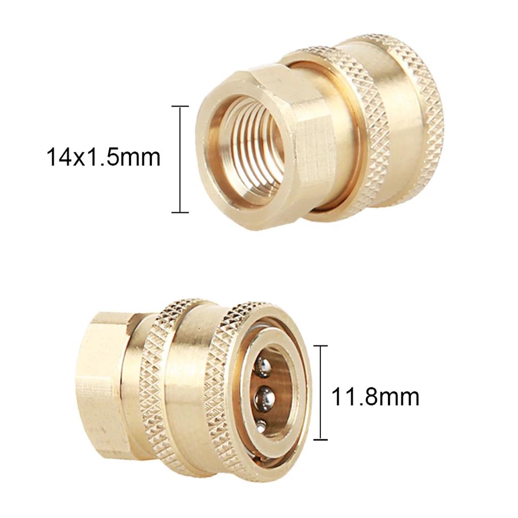 Pack of 2 M14 To 1 4 Inch Adapter Quick Connection Connector Accessory