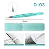 DIYDAY Anti-Slip Tweezers, High-Density Fiber Tip for Eyelash Extensions & Eyebrow, Professional Precision Beauty Tools