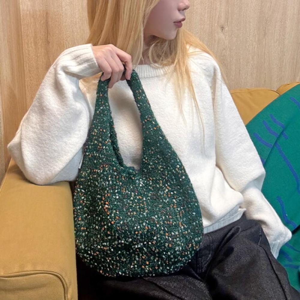 Fromheaven Cica Bo Knit Tote Bag