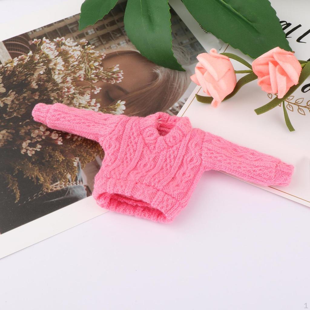 1/12 Action Figures Sweater Female Figure Clothing Accessories Cosplay Soft Model Stylish 6 Inch