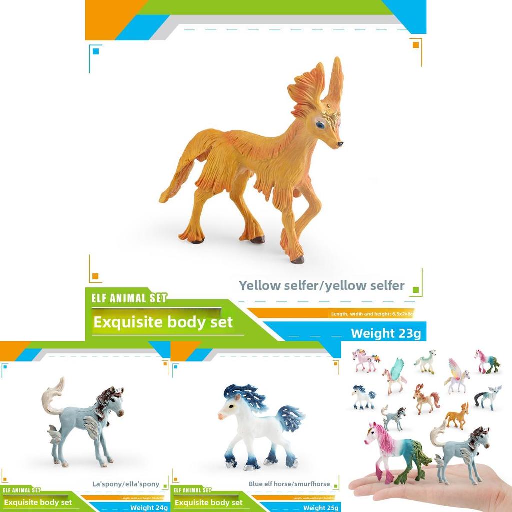 Fantasy Pegasus Pvc Model Kids Animal Figurine For Playroom Decor