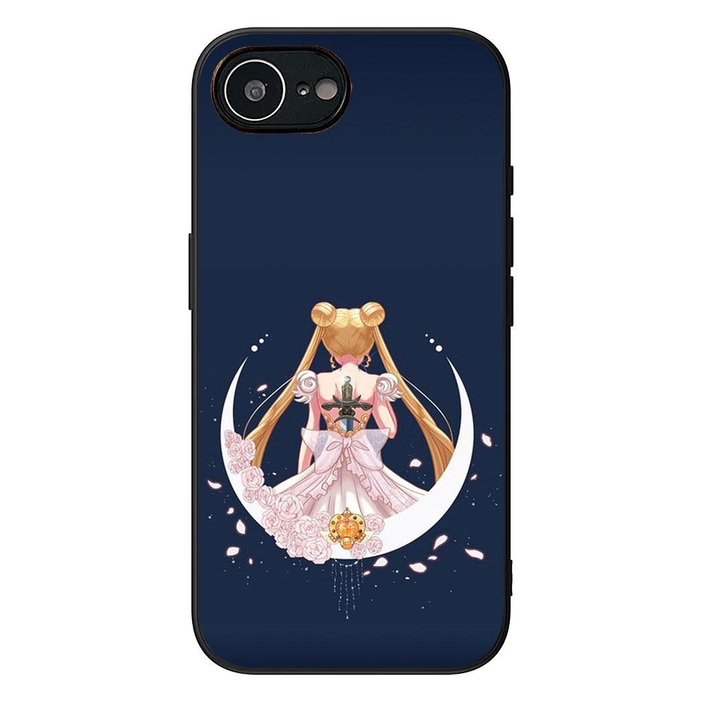 Cover for Samsung Galaxy S22 S21 S20 FE Ultra Plus A35 A36 A55 A37 A33 A34 A57 Coque Phone Case Lovely S-Sailors Poster Moon