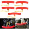 5PCS Red Tire Changer Guard Rubber Wheel Rim Savers  Chrome Delicate Wheel Rim Safe Service