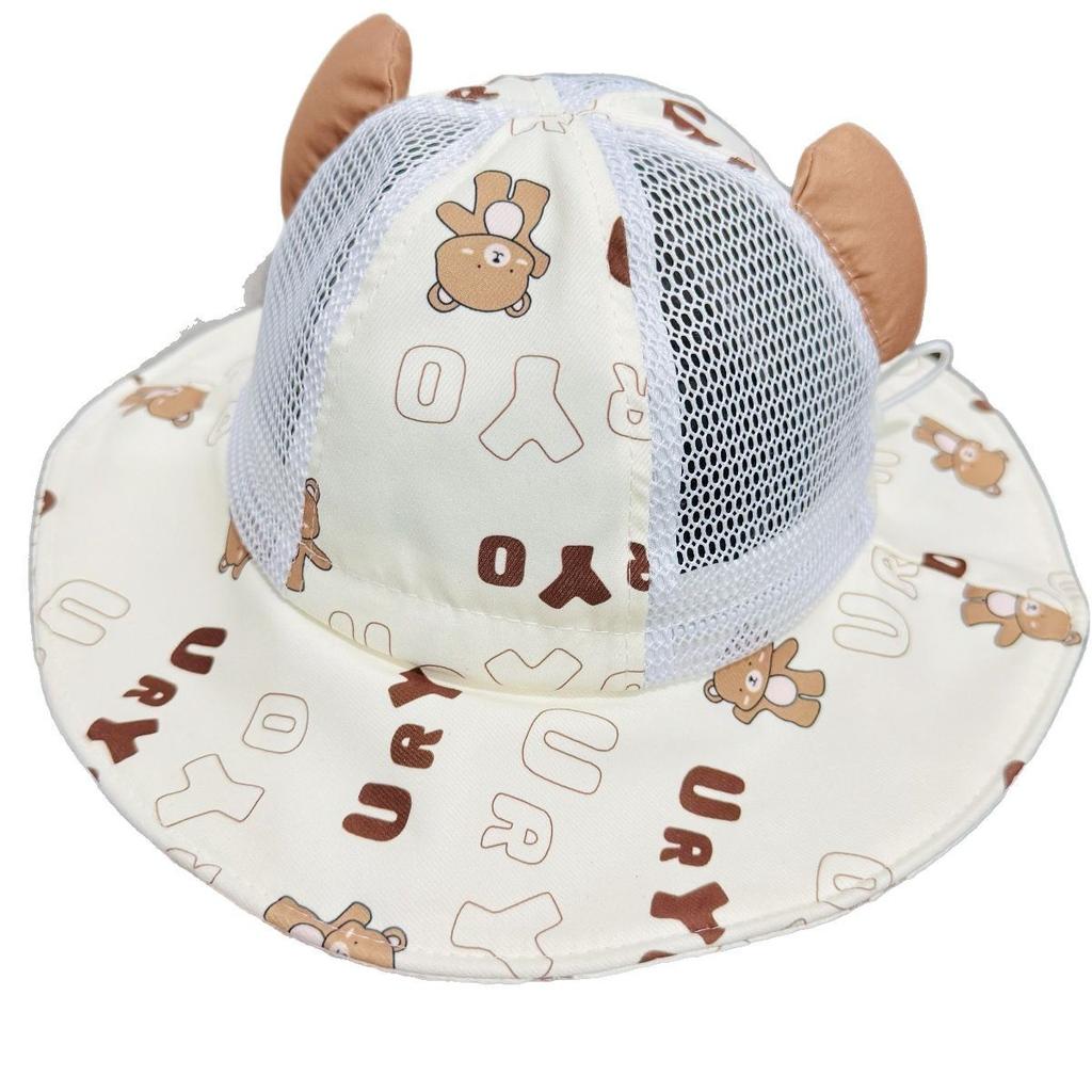 Kids Summer Wide Brim Sun Hat UV Protection Bucket Cap for Baby Boys Girls Infant Outdoor Beach Shade