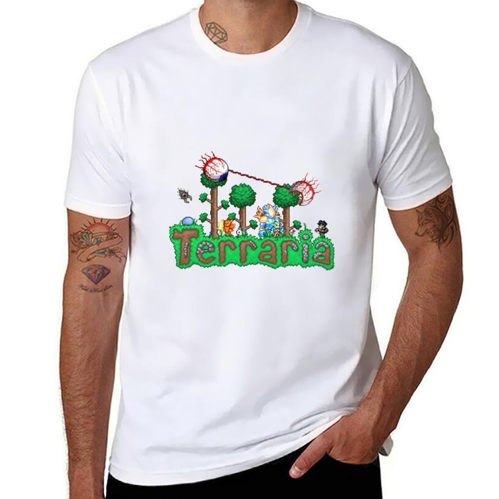 Terraria (1) T-Shirt Fitness Training Kurzarm T-Shirt