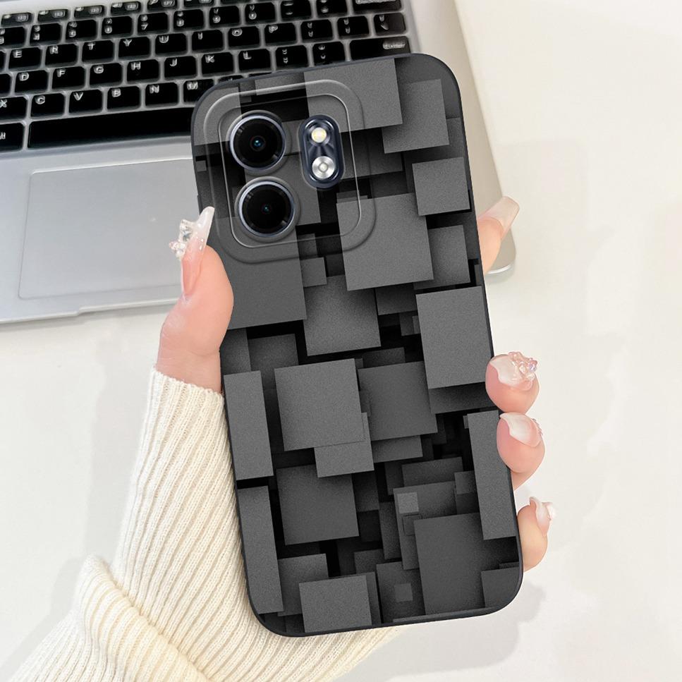 2024 For Infinix Hot 50i Case HoT50i Shock Proof Black Silicone Soft Phone Case For Infinix Hot 50i 50 i X6531 Back Cover Fundas