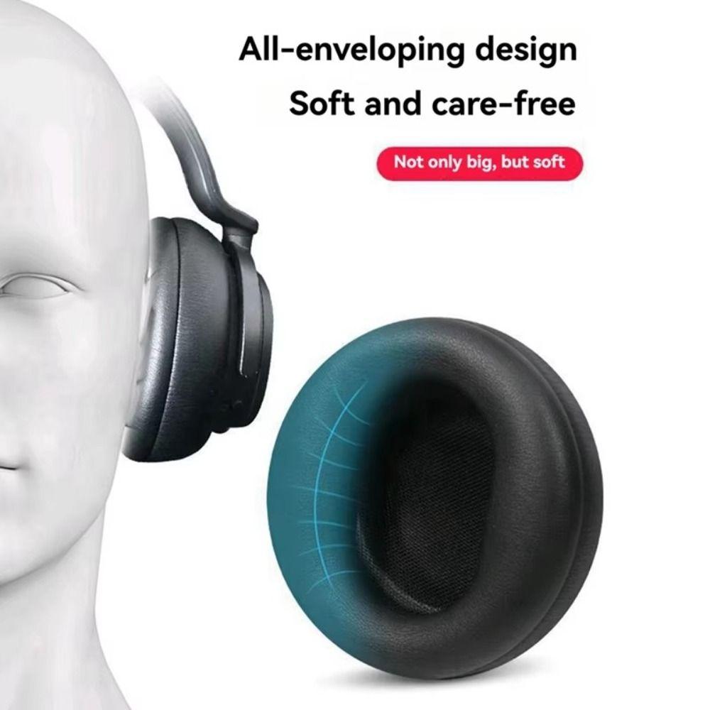 Protein Leather Ear Pads Replacement Headphone Earmuff for Microsoft Surface Headphones 1 & 2 Gen