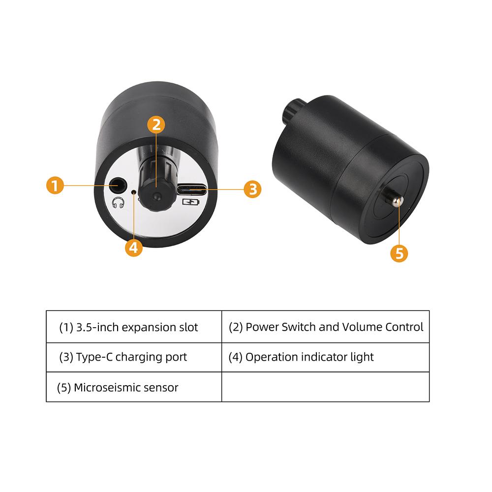 Water Leak Detector Multi-functional Sound Collector Suitable For Leak Detection Of Various Construction Pipe Mass Air Flow 3