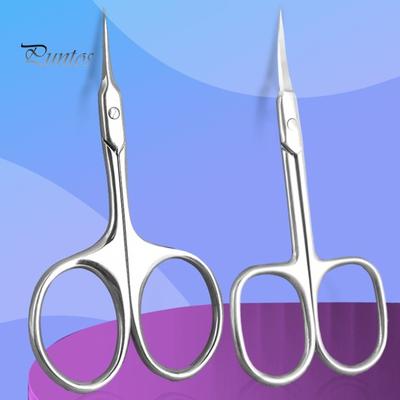 Professionelle Nagelhautschere, ergonomisch, Edelstahl, ultrafeine, gebogene Klinge, Nagelhautzange, Maniküre- und Pediküre-Werkzeug