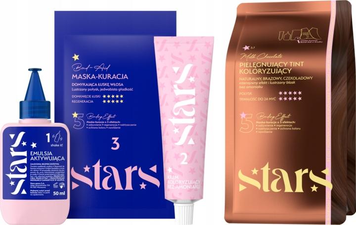 Stars Hair Color Tint, No. 5.7 Milk Chocolate 1 Pc