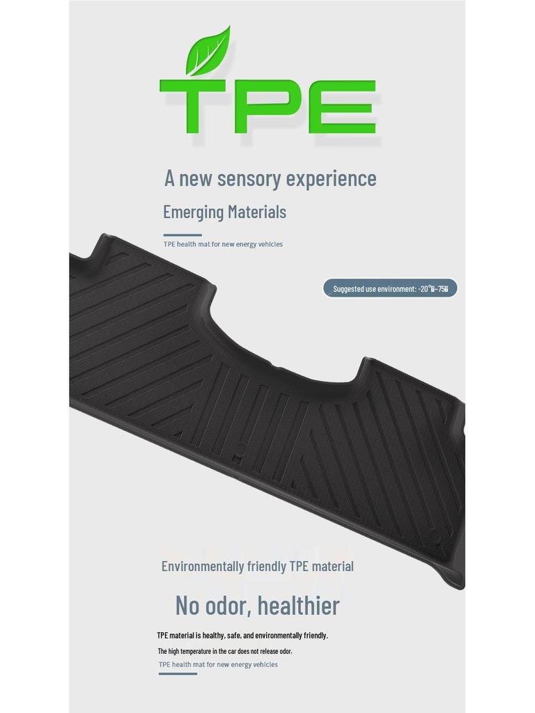 Eco-Friendly, Odorless, Wear-Resistant TPE Trunk and Backrest Pad for HiPhi Y