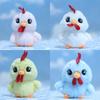 Lovely Plush Cartoon Rooster Bag Charm Cute Chicken Keychain Soft Accessory Doll