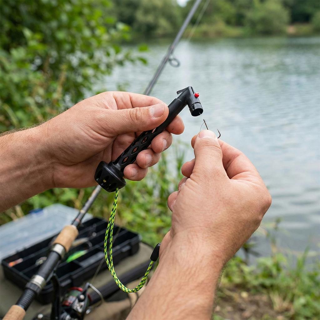 Portable Magnetic Fly Threader Multifunctional Lightweight Fly Fishing Magnetic Fly Threader Fishing Tools for Threading Hooks