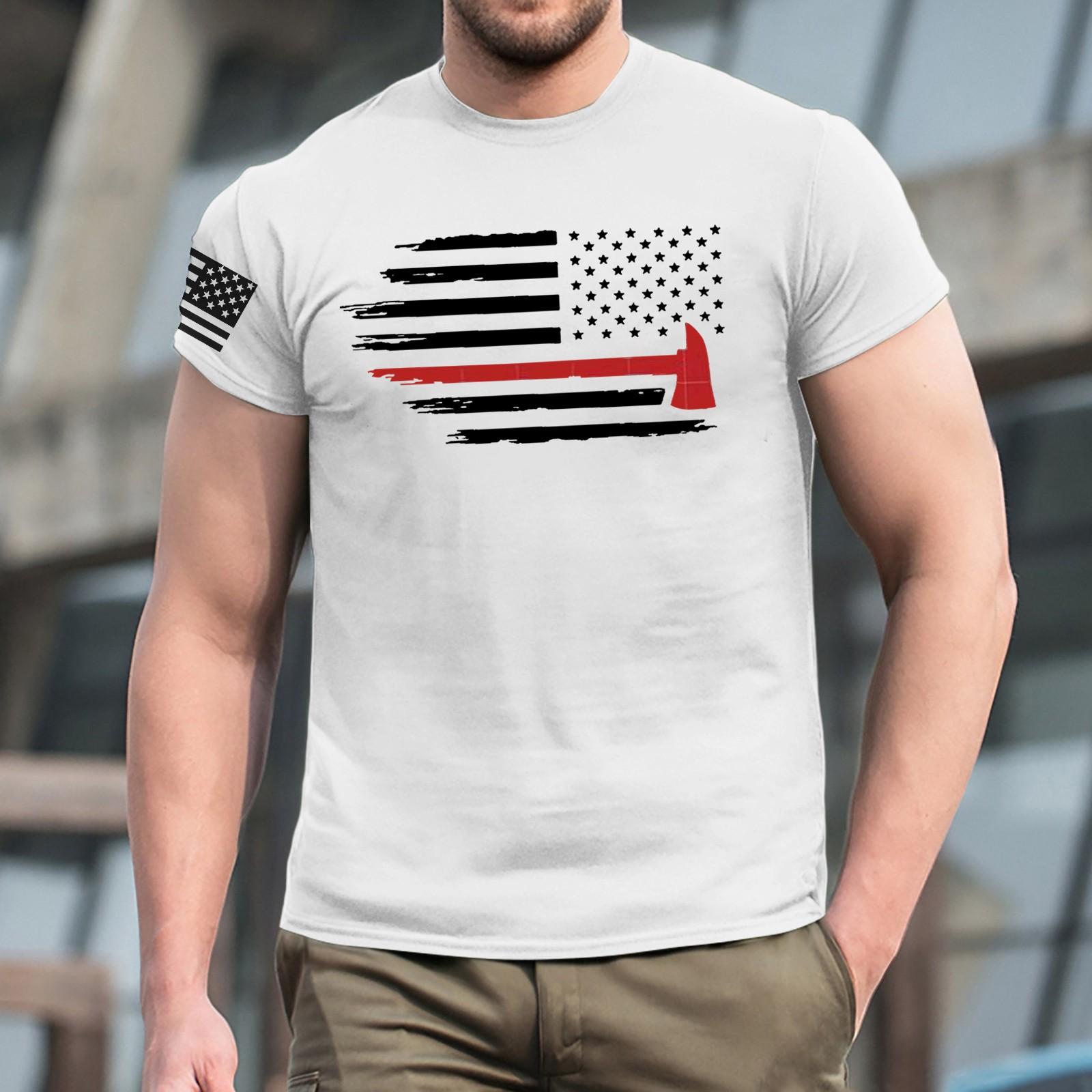 

Летняя мужская популярная футболка с круглым вырезом и коротким рукавом с принтом XXXL белый