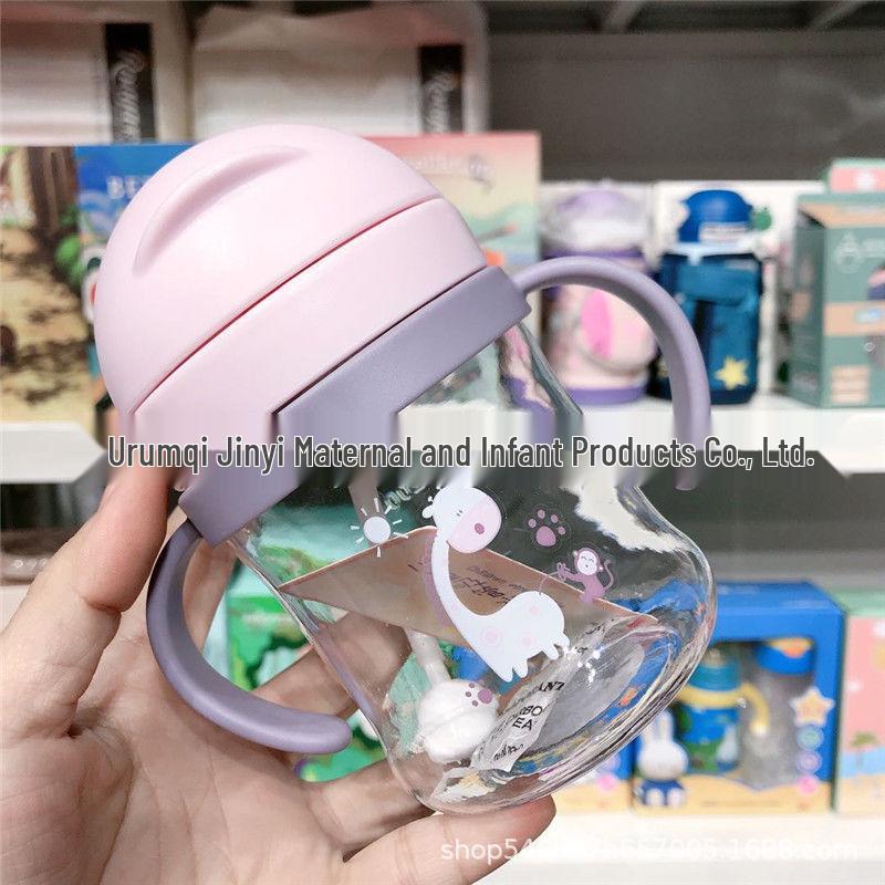 Children s Anti-Choking Straw Cup - Portable Plastic Drinking Cup for Kindergarten & Baby Learning