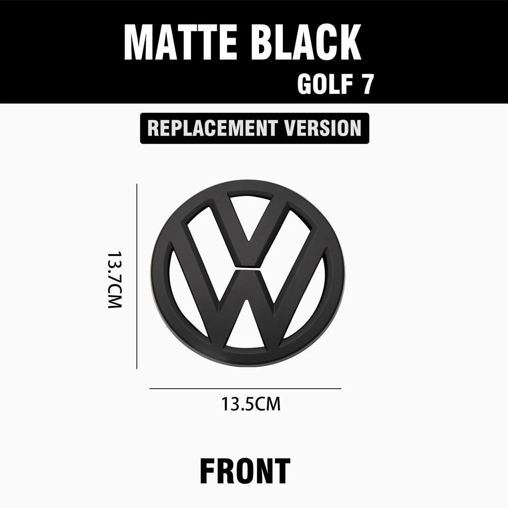 1/2 Piezas Para Volkswagen VW Golf 7 MK7 2014 2015 2017 2016 Coche Parrilla Delantera del Capó Cubierta del Emblema del Maletero Trasero Insignia de Repuesto