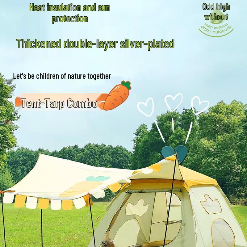 Portable Automatic 2-in-1 Camping Tent & Canopy