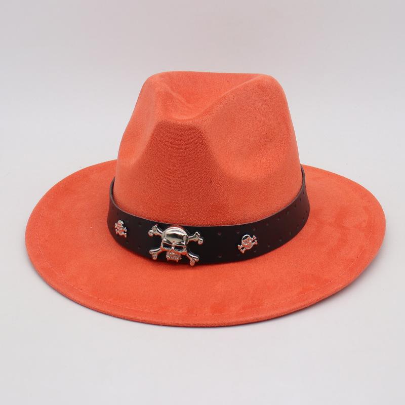 Белый Пояс Европейская И Американская Западная Ковбойская Шляпа Весна И Лето Замшевая Мужская И Женская Европейская И Американская Цилиндры На Открытом Воздухе Езда Ковбойская Шляпа one size [j flat brim]