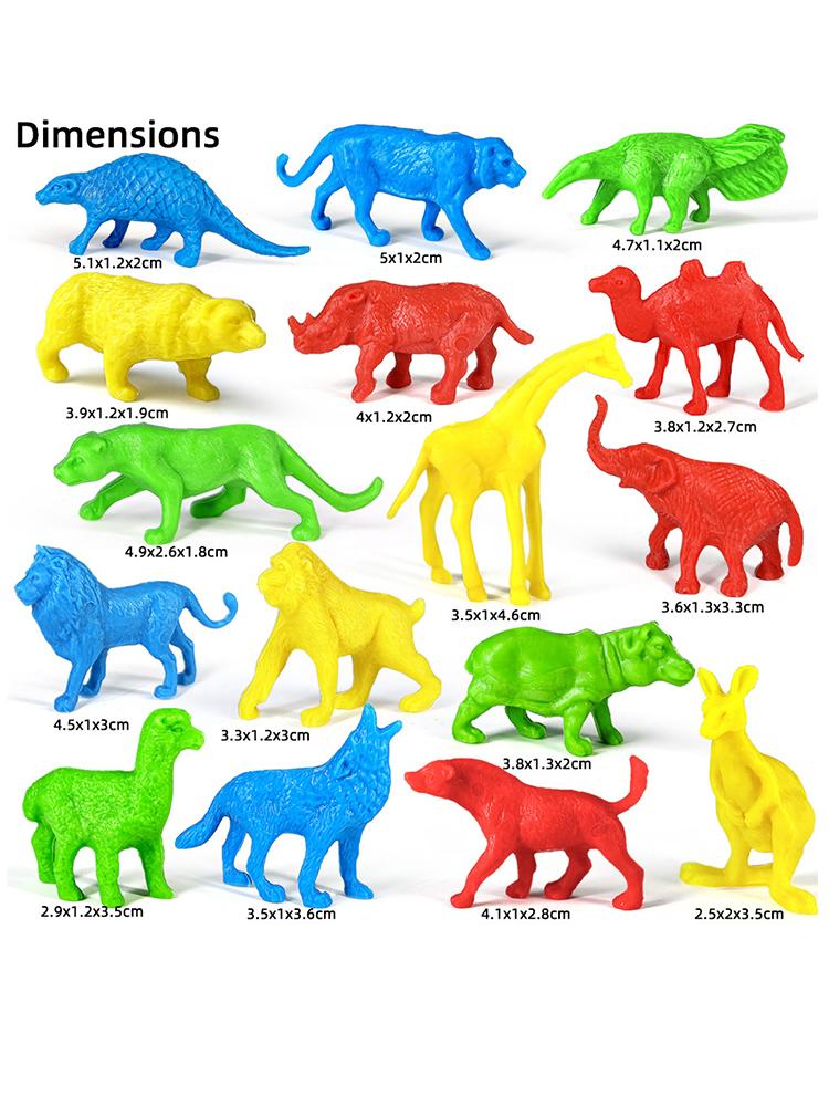 Mini-Simulation Wildtier Dinosaurier Modell Spielzeug Solide Ornamente Kunststofffiguren Kinder Sammlungsspielzeug Geburtstag Weihnachtsgeschenke yellow