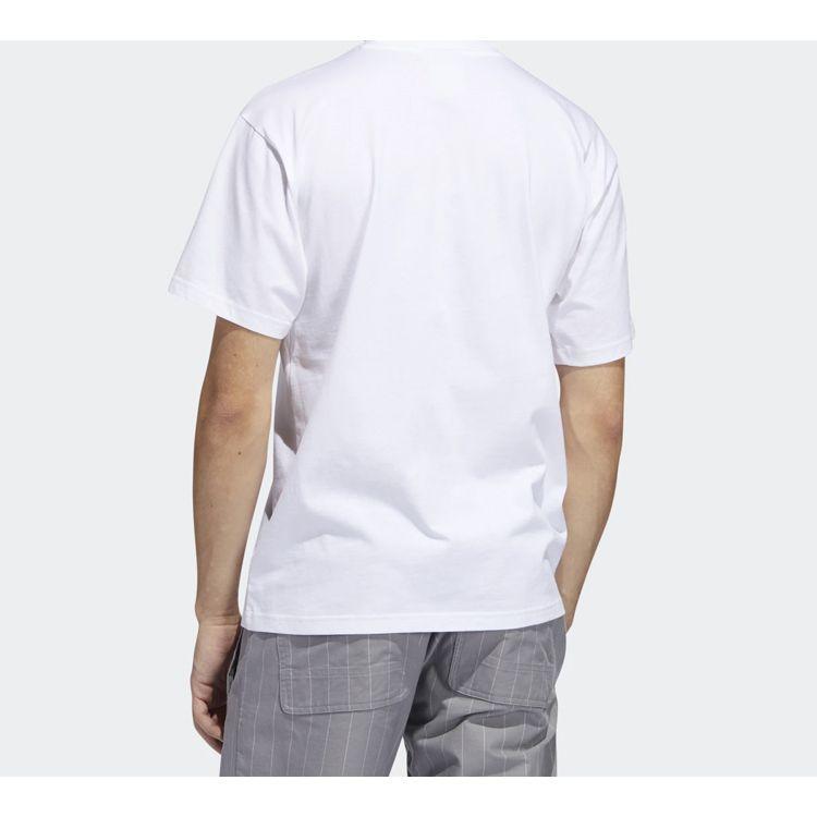 Adidas Originals Buddy Tee With Cartoon Trefoil Men Tops White GJ2685
