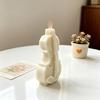 Violin Shape Silicone Molds Temperature Resistant Multipurpose Silicone Candle Mould for Epoxy Resin Candle Soap Making
