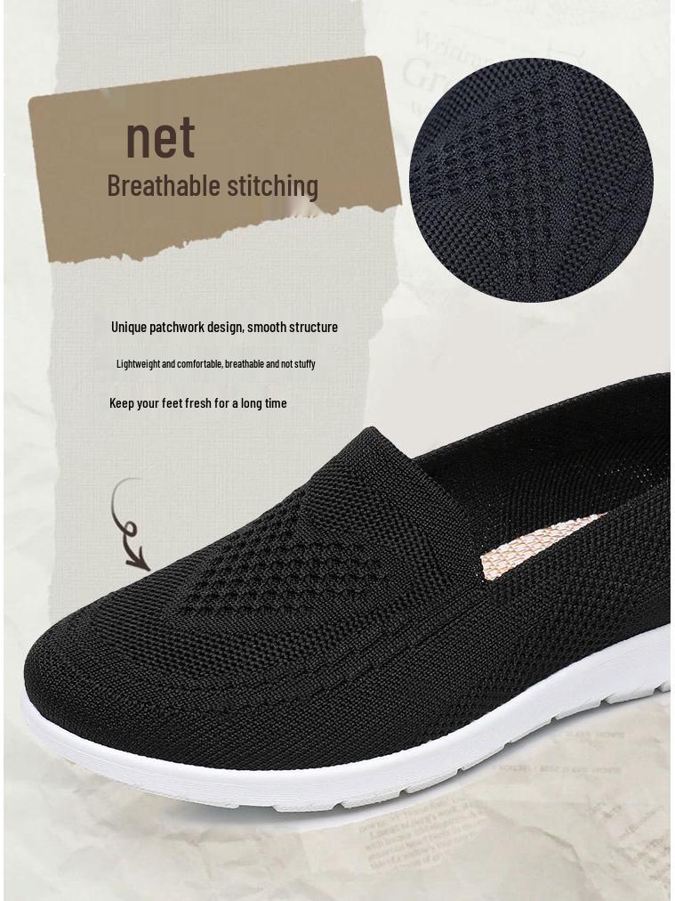 Women's 2025 Spring Lightweight Fly-Knit Mesh Flats