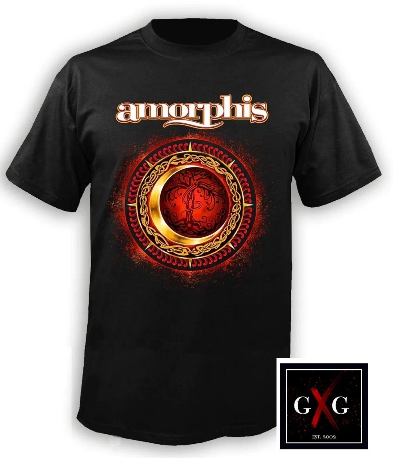AMORPHIS cd lgo THE MOON TREE Official SHIRT XL New skyforger red cloud lakes S