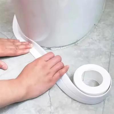 1 Rouleau de Ruban de Cuisine Anti-moisissure et Imperméable, Écart d'Évier de Cuisine et de Salle de Bain Résistant à l'Humidité, Bel Autocollant de Joint pour Toilettes