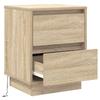 Nightstand Sonoma Oak 39 x 34.5 x 50 cm Engineered Wood