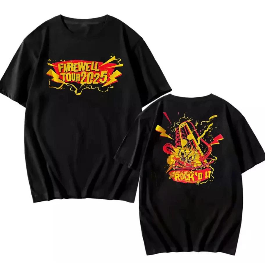 Hollywood Rip Ride Rockit Farewell Tour 2025 , size S-5XL Unisex T-Shirt XXXXL
