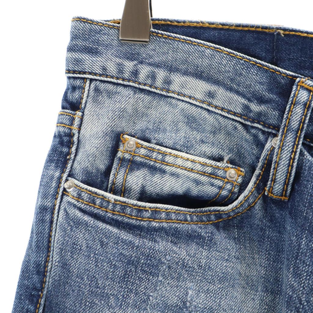 mnml bleaching Skinny denim pants w29 Button fly jeans Men's Used