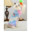 Winter Sphinx Cats Clothes Cotton Kittens Jumpsuit Warm Clothing For Sphynx Pet Costumes Plus Velvet Thickening DevonRex Ragdoll