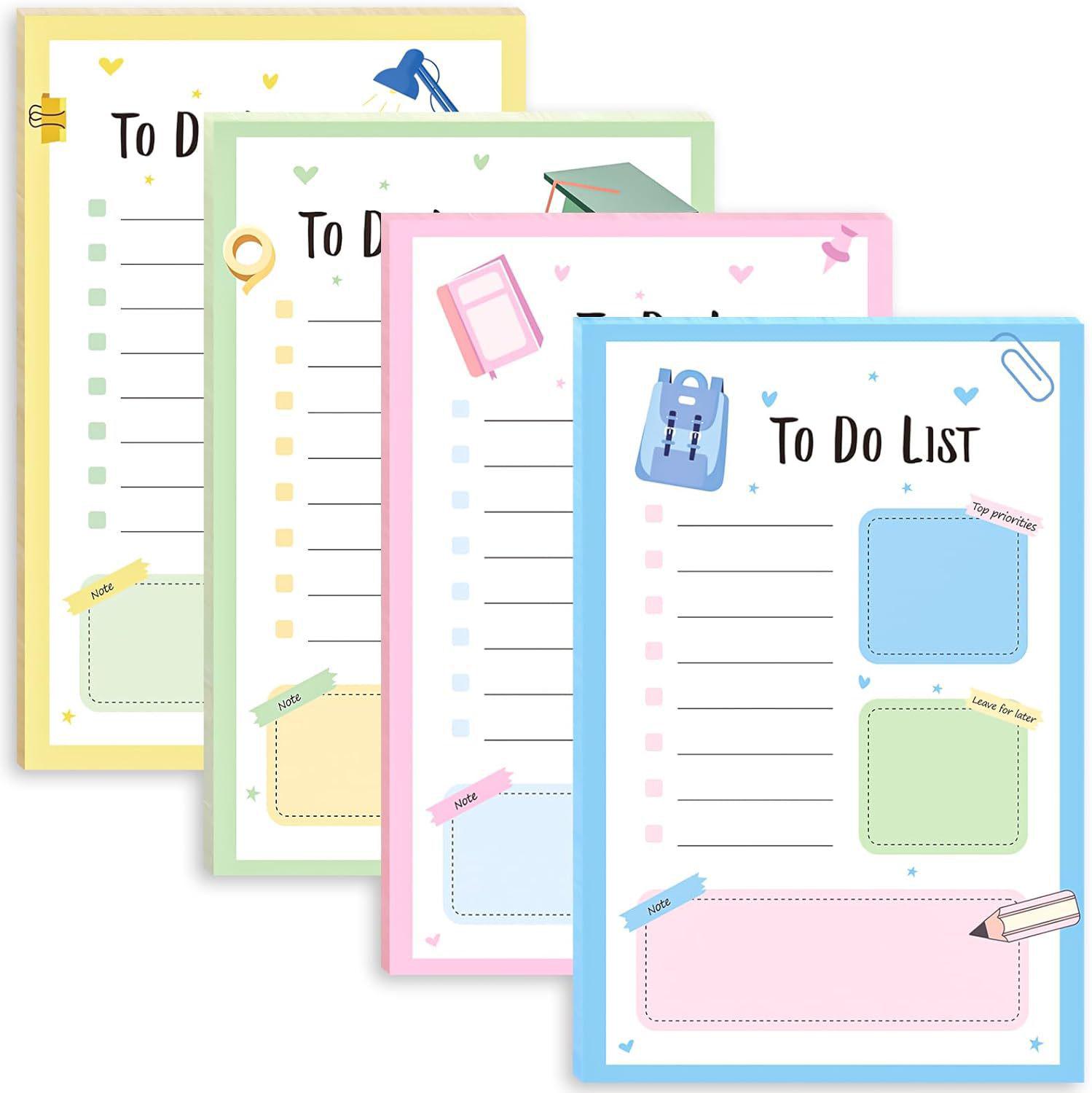 Creative Colorful Tearable Sticky Notes for Students and Offices 20x10CM