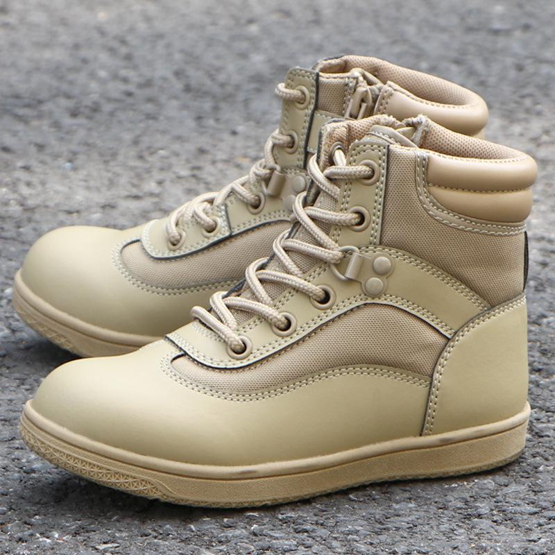 Fashion Hiking Shoes For Boys Girls Outdoor Light Trekking Boots Shoes For Children Comfortable Walking Sneakers Summer Camp Team Shoes