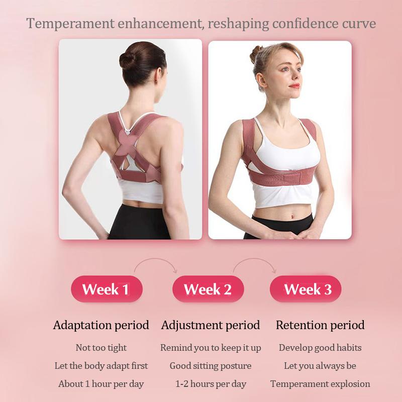 Correttore Posturale Invisibile per Schiena Uomo, Adulto, Bambino e Donna, Dispositivo per Bellezza Spalle con Apertura Posteriore