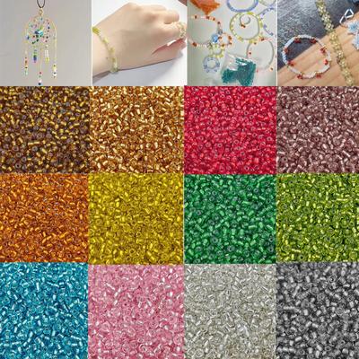 2000Pcs 3mm Material Accessories Transparent Glass Seed Beads For Jewelry Making DIY Earring Necklace Bracelet Necklace Beads Jewelry Accessories