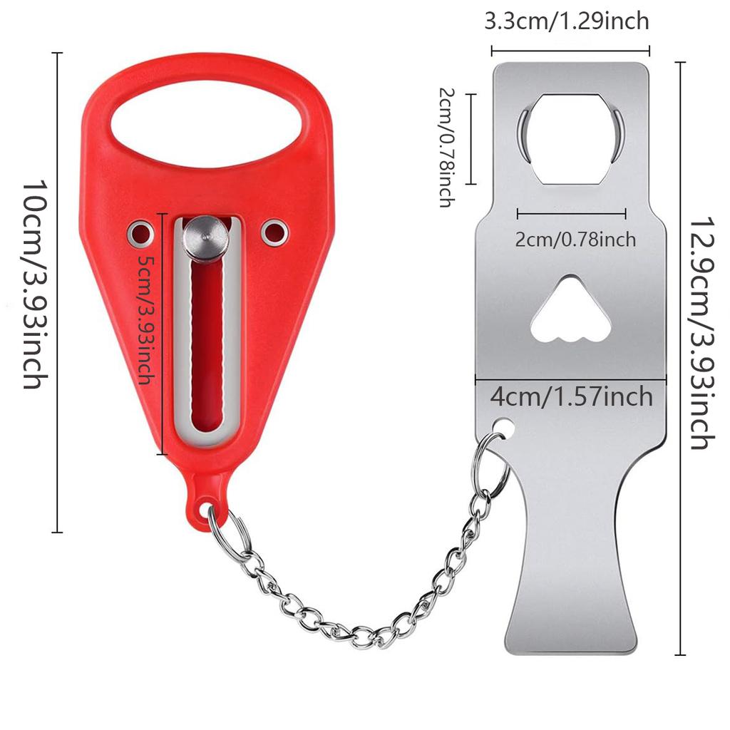 Portable Hotel Door Lock Live Alone Self-Defense Door Stop Travel Anti-theft Door Stopper Childproof Door Lock Safety Home Latch