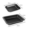 Set of 2 Rectangular Oven Dishes 37 X 27 Cm and 28 X 23 Cm Zenker Special Cooking