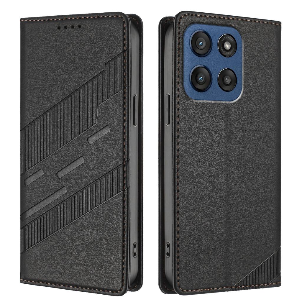 Για Motorola Edge 60 5G Θήκες Τηλεφώνου Punk Στυλ Αποτυπωμένη Πορτοφόλι Στάντ Δερμάτινη Κάλυψη