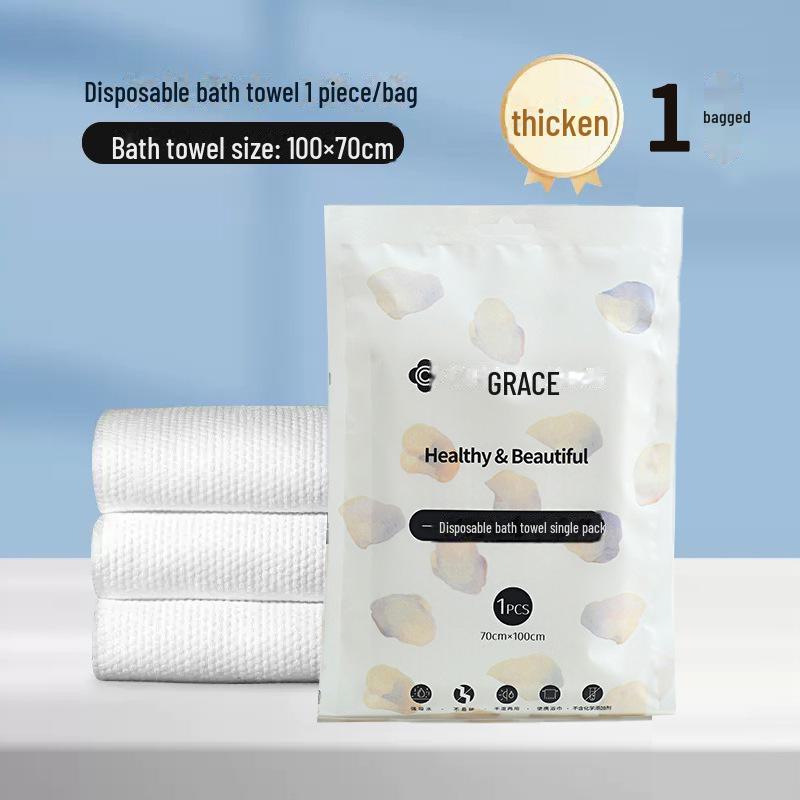 Jieliya Soft Disposable Compressed Bath Towel - Thickened & Absorbent for Home, Travel, Hotel MRJ787