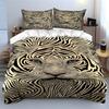 Zebra-striped Tiger Face. Bedding Sets Duvet Cover Sets Duvet Covers Pillowcases(1 * Duvet Cover 2 * Pillowcases, Without Duvet Insert)