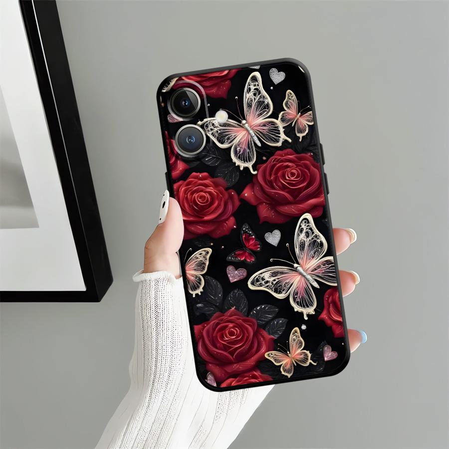 

Gothic Butterfly Case for Apple iPhone 17 Pro Max 16 14 XR XS MAX Air 12 15 Pro 7 8 11 13 Funda Phone Cover iPhone 11 Pro