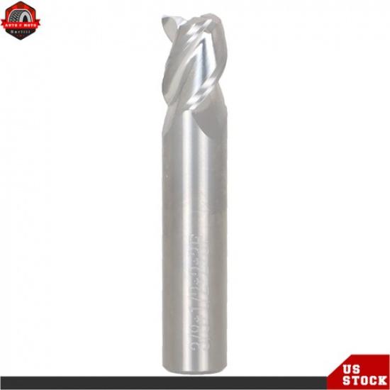 3/8" 3 Flute 2" Ooverall Length End Mill 45 Degree Helix Carbide End Mill New