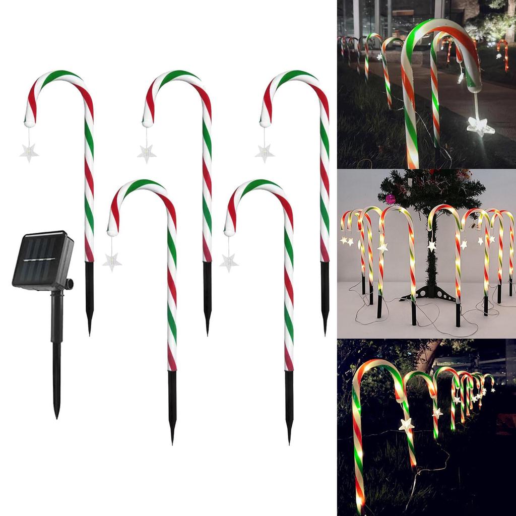 Christmas Decoration Candy Light Solar Garden Lights Path Lighting Waterproof IP44 for Garden,