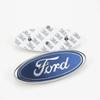 KLYE5 Car Body Badge Emblem Sticker 14.5CM For Ford Focus Ranger Kuga Fiesta Mondeo Explorer Galaxy Transit Front Rear Logo