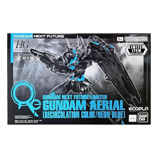 Bandai GUNDAM NEXT FUTURE Limited HG 1/144 Gundam Aerial Recirculation Color/Neon Blue